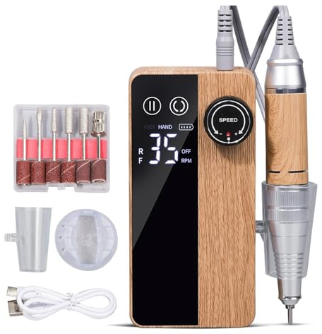 Máquina perforadora de uñas, Taladro de uñas profesional, torno for manicura, lijadora y pulidora eléctrica de uñas.