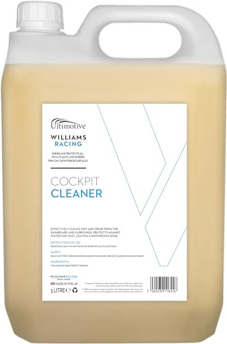 Williams Racing WIL0035 New Cockpit Dashboard Plastics Cleaner and Shine, 5 L