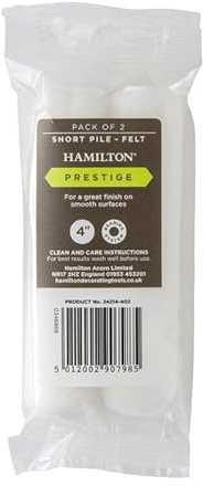 Hamilton Prestige Lot de 2 mini manchons en feutre à poils courts 10,2 cm