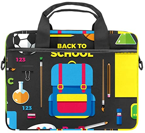 Griskött mönster bärbar axel messenger väska crossbody väska väska messenger ärm för 13 13,3 14,5 tums bärbar surfplatta skydda handväska, Multicolor 03, 11x14.5x1.2in /28x36.8x3 cm, Flerfärgad 03, 11x14.5x1.2in /28x36.8x3 cm