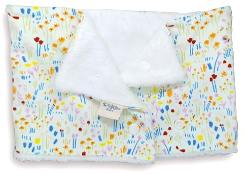 Braga Cuello Bebe - Bufanda Bebe - Braga Cuello Niño y Niña - Cuello Polar con botones – Confeccionado en España- Algodón orgánico - Desde los 9 meses