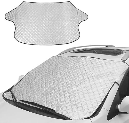 GTFRFD Couverture Pare-Brise Voiture pour Mercedes GLA GLB GLC GLE 2014-2023 Bache Pare Brise Bache Pare Brise Protection,Anti-Neige Et Antigel Facile à Utiliser,B