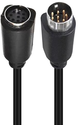 Seadream Mini Din 8 Pin Male to Female Extension Cable Mini Din 8 Core Audio/Video Extension Cable (6FT)