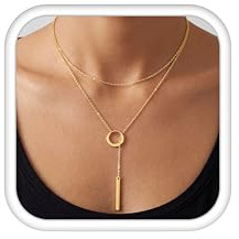 Chriscoco Long Necklaces for Women Gold Chain Necklace Drop Pendant