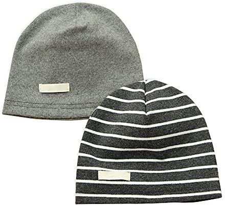 LACOFIA 2-pack babymössa hatt barn supermjuk 100 % bomullskeps pojkar stickade mössor