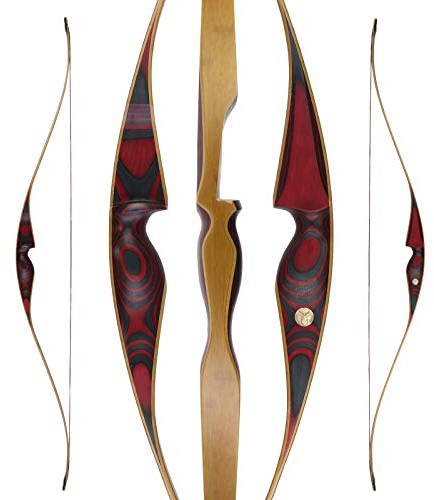 Jackalope Hybridbogen Red Beryl One Piece 64 Zoll 25-50 lbs Rechtshand (45 lbs)