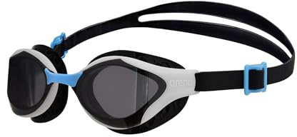 arena Air-Bold Swipe Unisex-Schwimmbrille für Erwachsene, Taucherbrille mit Breiten Gläsern, Swipe Anti-Beschlag-Technologie, UV-Schutz, Verstellbarer Riemen, Air Seals