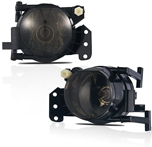 TOPTHAN Nebelscheinwerfer für BMW 3er E90 E91 SDN WGN 2004-2012 Für M-Paket Stoßstange E46 CPE CONV 2003-2007 6er E63 E64 2003-2010 5er E60 E61 2003-2007 X3 E83 2003-2006 Rauch