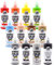 LM-Kreativ Window Color Set (12 x 90 ml Set Bunte Tierwelt) - Abziehbare Fenstermalfarbe/Stickerfarbe auf Wasserbasis für Glatte Oberflächen wie Glas, Spiegel Fliesen