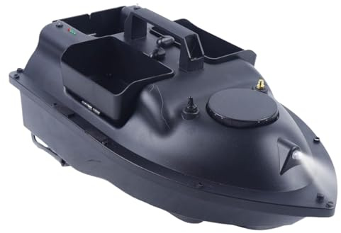 Froulaland - Barca per esche da pesca a foraggio senza fili, con telecomando per esche a doppio motore, per pesca notturna, pesca alla carpa, barca da esca da pesca con (550 x 267 x 172 mm)