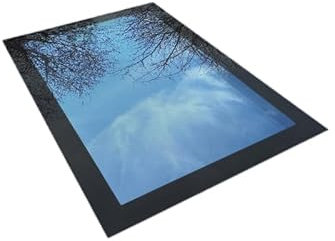 Hitech Rooflights Triple-Glazed Skylight Flat Roof Lantern Rooflight, Self-Cleaning Glass (1200 x 2000mm)
