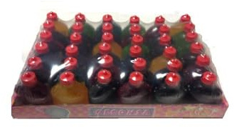 Botellitas de Golosina Líquida Surtidas | Pack de 36 Unidades (34+2 de Regalo) | Chuches Sabores Variados Formato Botellita – Ideales para Cumpleaños y Fiestas Infantiles