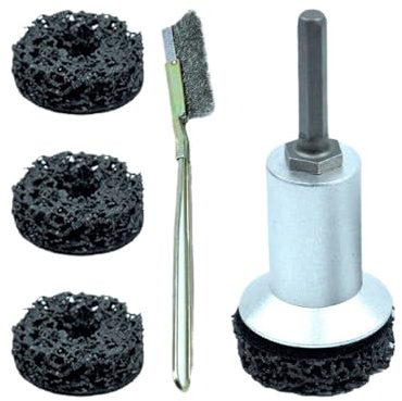Yidueace Hub Cleaner, Brake Hub Cleaning Set, Quick Rust Removal & Restoration for Hammer Drill, Removes Dust, Oil, Dirt from Rims, Wheel Nuts, Brake Discs for Car, Truck