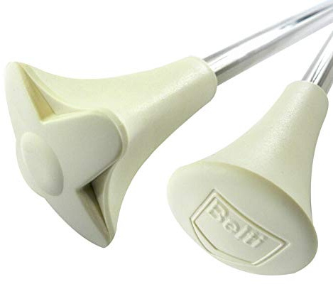 Belti Bastone da Majorette per Twirling (Bianco, 72cm)