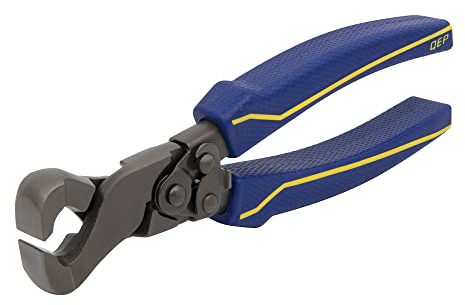 QEP Alicates para azulejos compuesto de 9 pulgadas con puntas de carburo de tungsteno para todo tipo de azulejos de hasta 1/4 pulgadas. Grueso
