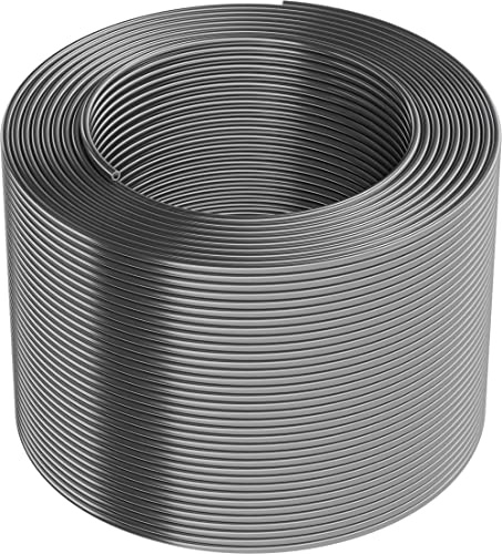 ARKA Tuyau en silicone - 4/6 mm, gris - Tuyau polyvalent de qualité alimentaire pour aquarium, étang, idéal pour les conduites d'eau et d'air