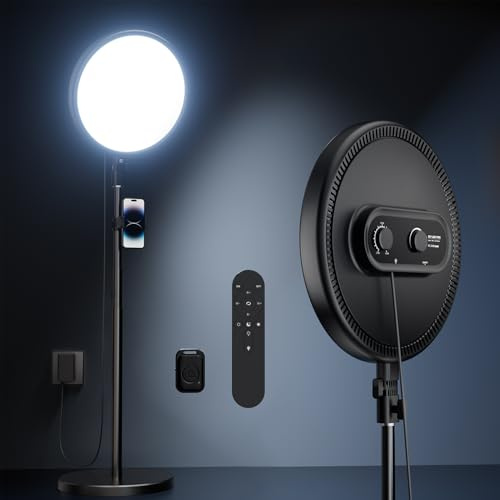 TODI Large Ring Light with 79 Stand, 6500K Full-Screen Selfie Ring Light with Stand and Phone Holder, Professional Big Ring Light for TikTok Light, Barber, Stream, Video, YouTube, Makeup, Photography