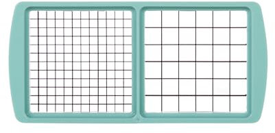 Nicer Dicer Fusion smart Gemüseschneider Messereinsatz | 5 x 5, 10 x 10 mm, Zubehör für Gemüsehobel, Küchehelfer in Würfelschneider