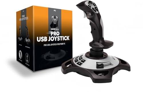 Maxx Tech MXT-JOY-PC accessoire de jeux vidéo Noir, Gris clair USB Joystick