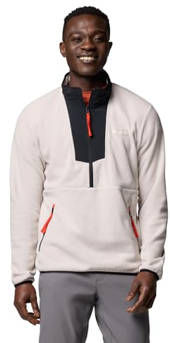 Columbia Sequoia Grove Half Zip Fleece, Strato esterno in pile, Materiale ecocompatibile, Tasche di sicurezza, Bordo flessibile - da uomo