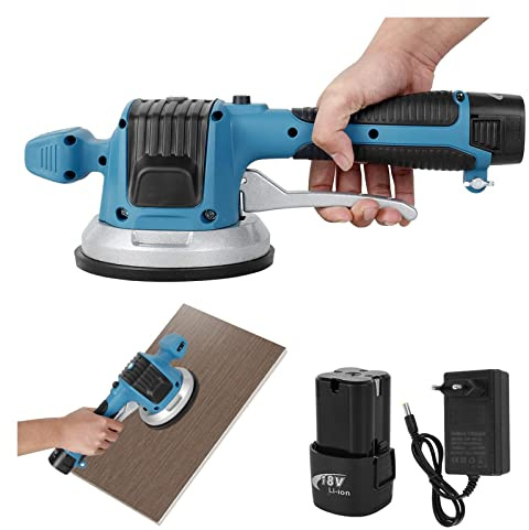 Máquina de colocación de azulejos, herramienta vibratoria de colocación de azulejos de suelo de pared, 12000r/min, 6 engranajes, máquina de nivelación automática de azulejos ajustables