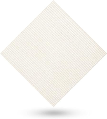 Moquette autoadesiva, Piastrelle for moquette 12x12 pollici for pavimenti autoadesive staccabili e incollabili, giunzioni libere for installazione fai-da-te(Rice White,6pcs)