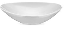 Alessi Colombina 5-3/4-Inch by 5-Inch by 2-1/4-Inch Serving Bowl deep, White Porcelain, Set of 6