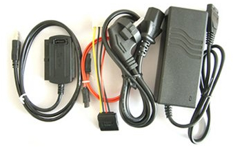 KALEA-INFORMATIQUE Conversor USB para disco duro IDE o Sata 2.5 3.5 5.25 con fuente de alimentación incluida