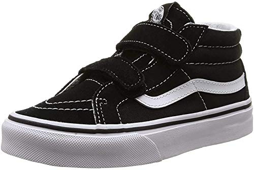 Vans Sk8-Mid Reissue V, Sneakers Basses Mixte Enfant, Noir (Black/True White), 28 EU (UK Child 11 Enfant UK)