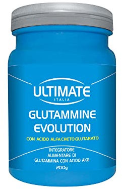 Ultimate Italia Glutammine Evolution Glutammina Peptide, Neutro, 200g