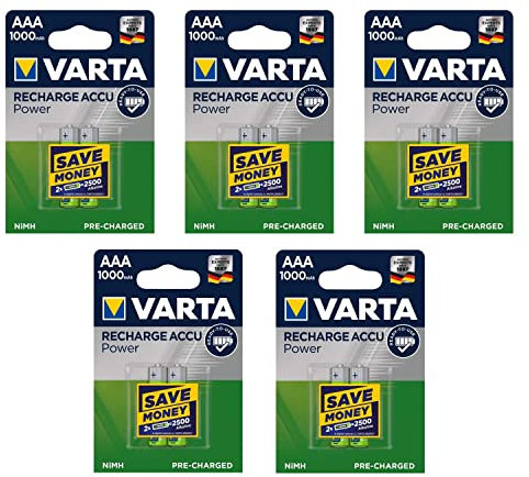 Varta Professional - Pilas Micro AAA, 1,2 V