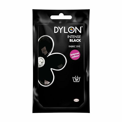 Velvet Black (12) Dylon Hand Dye Die 50g Clothes Fabric Dye
