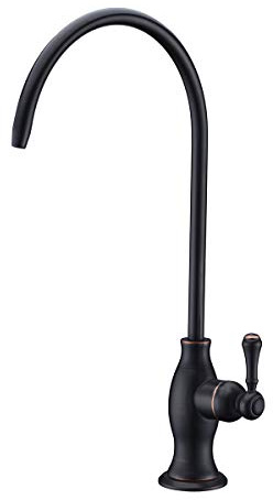 Delle Rosa Drinking Water Faucet, Stainless Steel Kitchen Water Filter Faucet, Commercial Water Filtration Faucet for Under Sink Water Filter System, Oil Rubbed Bronze Non-Air Gap RO Faucets