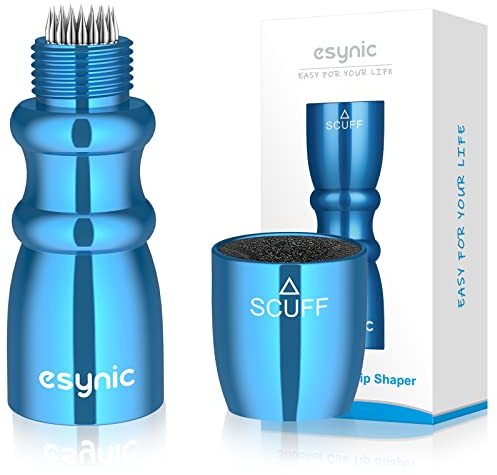 eSynic Popular Snooker Cue Tips Shaper 3 in 1 Pool Cue Tips Shaper Set Billiard Snooker Accessories Pool Cue Accessories Snooker Cue Tips Shaper 3 in 1 Tool - -Shaper, Scuffer, Aerator (Blue)
