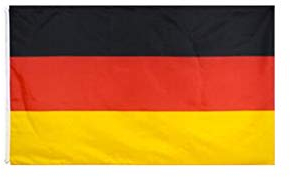 Stormflag Drapeau d'État allemand/aigle allemand/allemand/allemand de l'est (90 cm x 150 cm) polyester 90 g avec œillets à double aiguille.