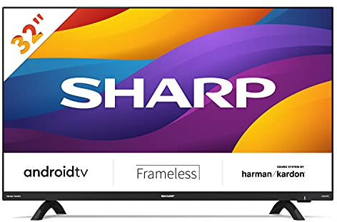 Sharp 32DI6EA– Android TV - 32 Pouces (81cm) – TV connectée : Netflix, Youtube, Prime Vidéo