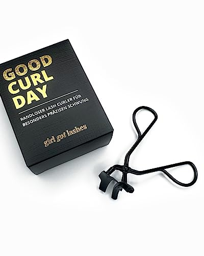 GirlGotLashes Good Curl Day Wimpernzange | Wimpernzange Randlos | Für Präzisen Wimpernschwung | Ohne Haut Kneifen | Inklusive 2 Ersatzpolster