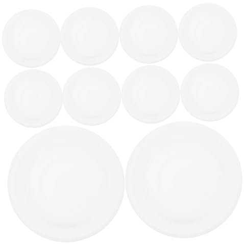 SUPVOX Plateaux De Drainage pour Plantes - Lot de 16 Soucoupes Rondes en Plastique pour Plantes Protègent Votre Sol Et sont Faciles À Nettoyer