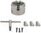 3-Backen Selbstzentrierendes Spannfutter Klemmbereich 2-22mm 3 Backenfutter Drehbankfutter 80mm Selbstzentrierend Drechselbank Spannfutter Drehmaschine Chuck Set mit Schraubenschlüssel,Schrauben