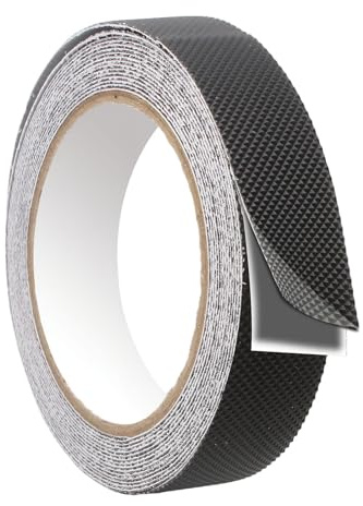 Rubber Anti Slip Grip Tape Heavy Duty Self Adhesive Waterproof Tapes Traction Enhance Heat Resistant Strong Tape for Tool Handles, Golf Club Bicycle Handrails Cricket Bat DIY Steps Ramps, 2.5cm X 5m