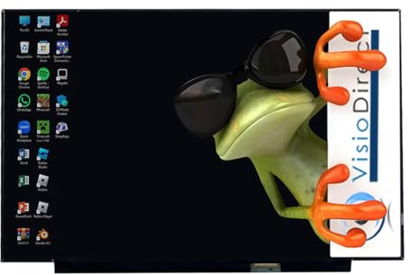 Visiodirect Dalle ecran 15.6 LED Compatible avec ASUS TUF Gaming Dash F15 FX517ZR 2560x1440 25mm 40pin 349mm 165Hz sans Fixations Non Tactile