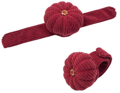 Supporto per aghi da polso, 6,5 cm, a forma di , meraviglioso regalo, cuscino per spilli ad anello, cuscino per aghi da cucito, con elastico regolabile, adatto a tutti i polsi
