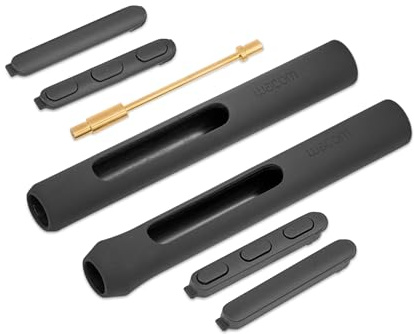 Wacom Pro Pen 3 anpassningskit – styluspenna kit – grepp, sidobrytarinsatser, balansvikt för Pro Pen 3