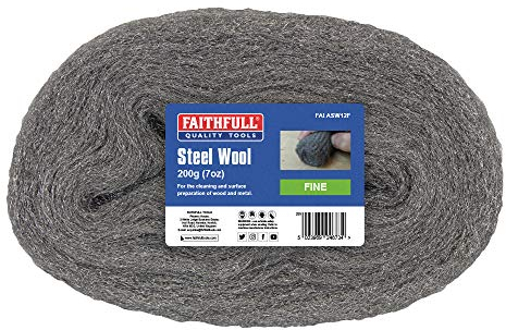 Faithfull Steel Wire Wool 200g Grit: FINE