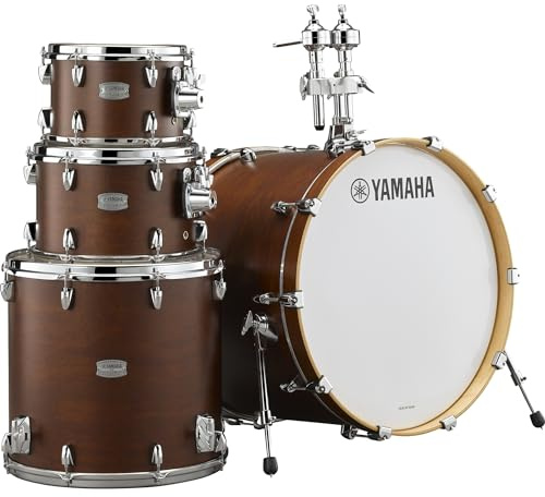 Yamaha Tour Custom Maple 4pc Standard Shell Pack, Chocolate Satin
