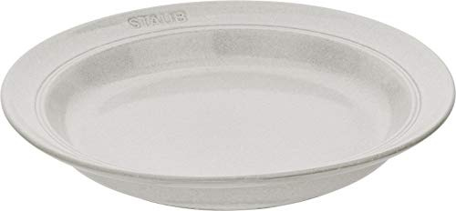 STAUB Dining Line Piatto 24 cm Tartufo Bianco Ceramica Antigraffio Rivestimento smaltato