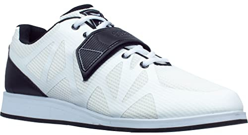 Nordcore Tyngdlyftningsskor, powerlyft & bodybuilding Shoes, Squat skor vita, Vit, 46 EU
