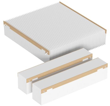 201 Replacement Filter MERV 13 Compatible with Aprilaire 2200, 2250, Space Gard 2200 Whole House Air Cleaner Purifiers and Lennox PMAC-20C (Lennox X0445), MERV-13 Air Filter, 3-Pack