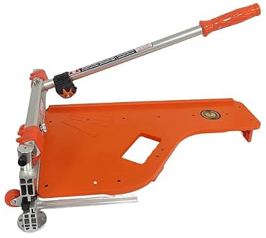 Laminate/Vinyl Floor Cutter, 13” Vinyl Plank Cutter with Wheels – Easy Angle & Length Cutting, Flooring Tools - Cuts Laminate Floor, Engineered Wood, LVP, LVT, VCT, SPC, WPC, HSS Blade/LED Light