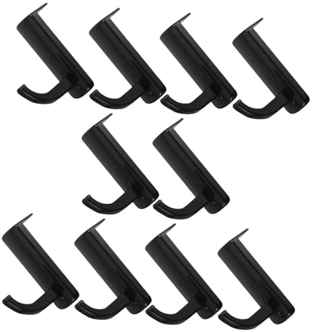 Toyvian Lot De 10 Supports Pour Casque Audio À Fixer Sur Moniteur Crochet Adhésif Latéral Pour Écran Rangement De Casque Pour Bureau Et Gaming Gain De Place Sur Le Bord De L'Écran